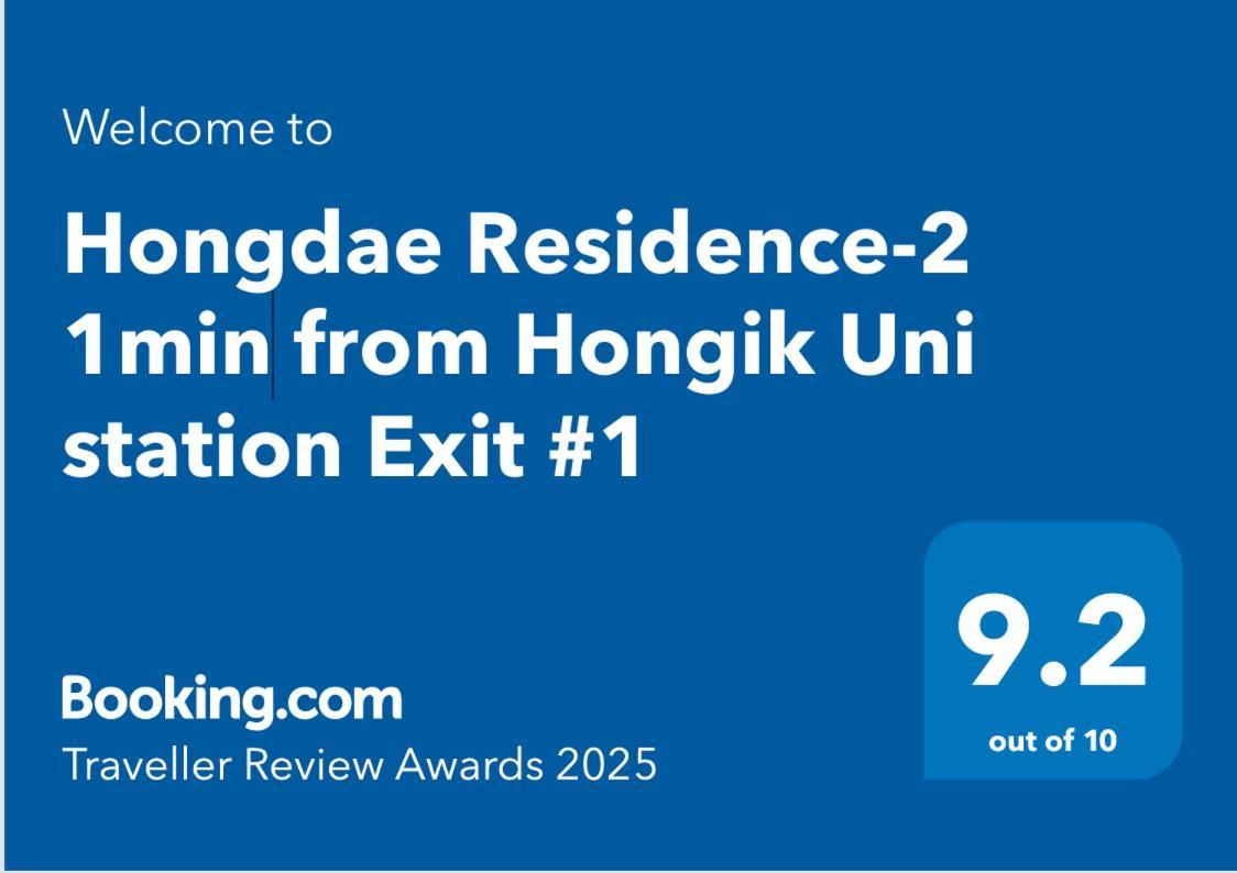 Hongdae Residence-2 1Min From Hongik Uni Station Exit #1 Seoul Exteriör bild